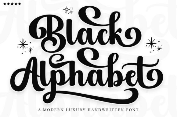Black Alphabet: A Font for Timeless Elegance