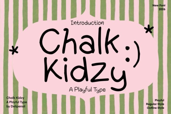 Chalk Kidzy: A Font for Playful Branding and Campaign Creativity