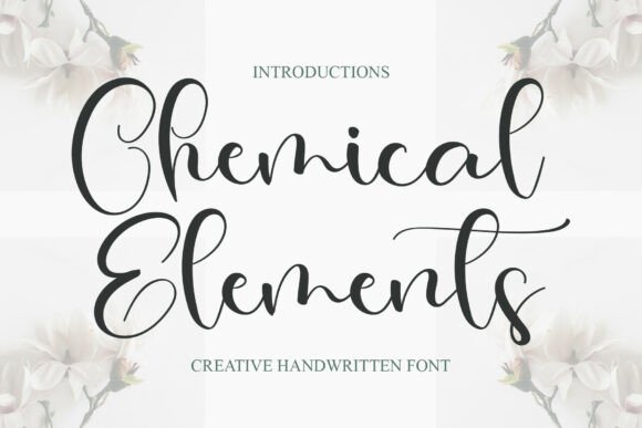 Chemical Elements: A Script Font for Timeless Web Design
