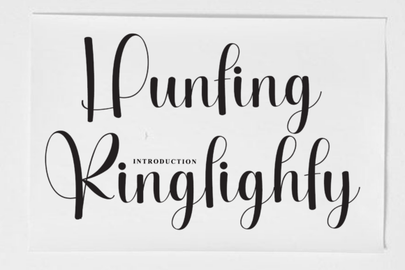Hunting Ringlighty: The Font That Elevates Your Brand