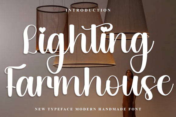 Lighting Farmhouse: A Bold Script Font for Modern Marketing