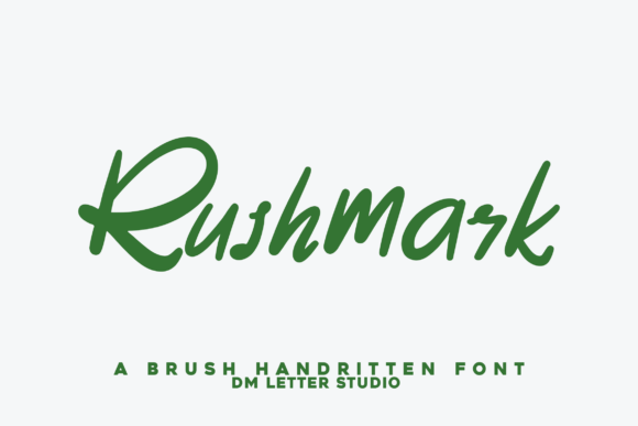Rushmark: The Font That Adds Personality to Your Craft