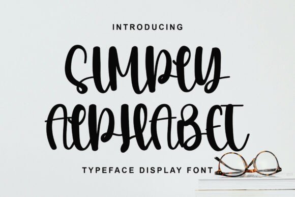 Simply Alphabet: A Script Font for Crafters and Product Creators