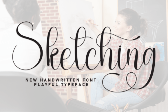Sketching: A Script Font for Editorial Design