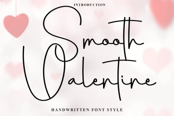 Smooth Valentine: A Font for Heartfelt Design