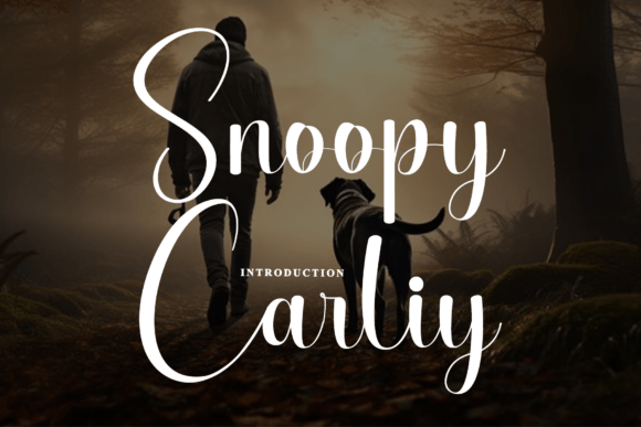 Snoopy Carliy: A Script Font for Editorial Elegance